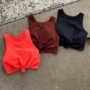 GAP Women's Crop Tops - Red, Brown, Black